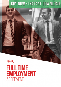 Full Time Employment Agreement Template Buy Now