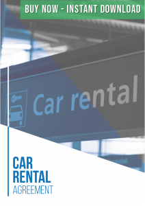 Car Rental Agreement Template Buy Now