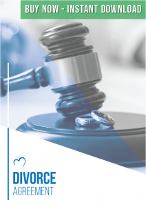 Divorce Agreement Template Buy Now