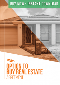 Option to Buy Real Estate Agreement Template Buy Now
